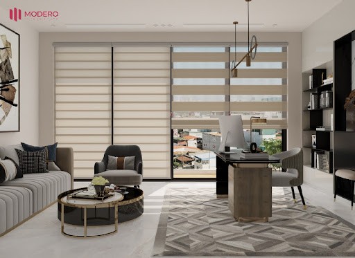 Rèm cầu vồng MODERO – Giải pháp điều tiết ánh sáng linh hoạt cho nhà phố hiện đại