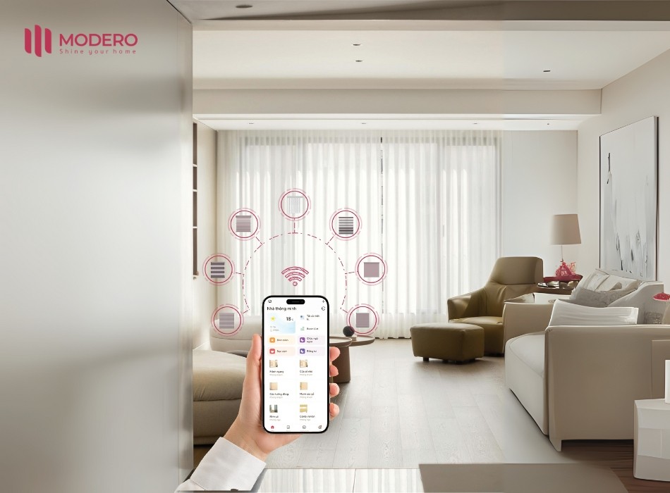 Khám phá các dòng rèm điện cao cấp, vận hành êm, tự động hoá