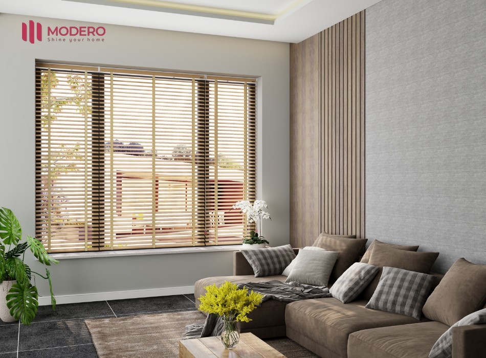 Bí quyết chọn rèm gỗ phòng khách vừa tinh tế vừa tiện dụng Bí quyết chọn rèm gỗ phòng khách vừa tinh tế vừa tiện dụng