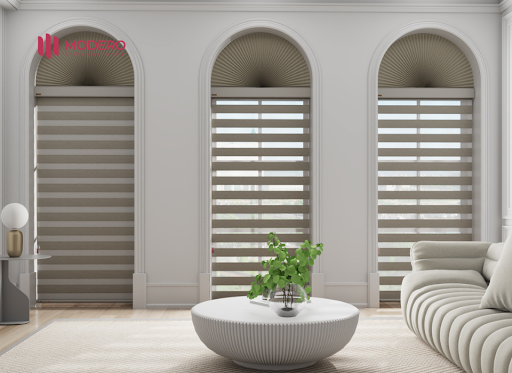 Các mẫu rèm cầu vồng MODERO phù hợp cho cửa sổ nhỏ – Tối ưu ánh sáng mà vẫn gọn gàng, đẹp mắt