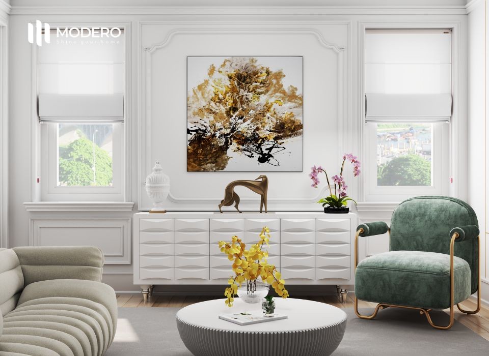 Vì sao căn hộ phong cách Hàn Quốc luôn sử dụng rèm Roman?