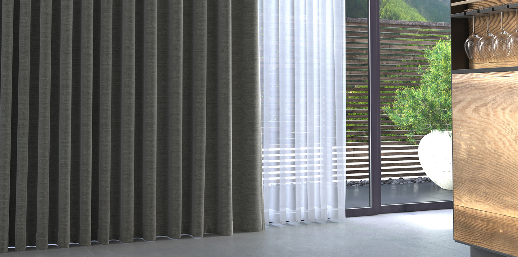 Rèm vải đơn sắc - ZENITH