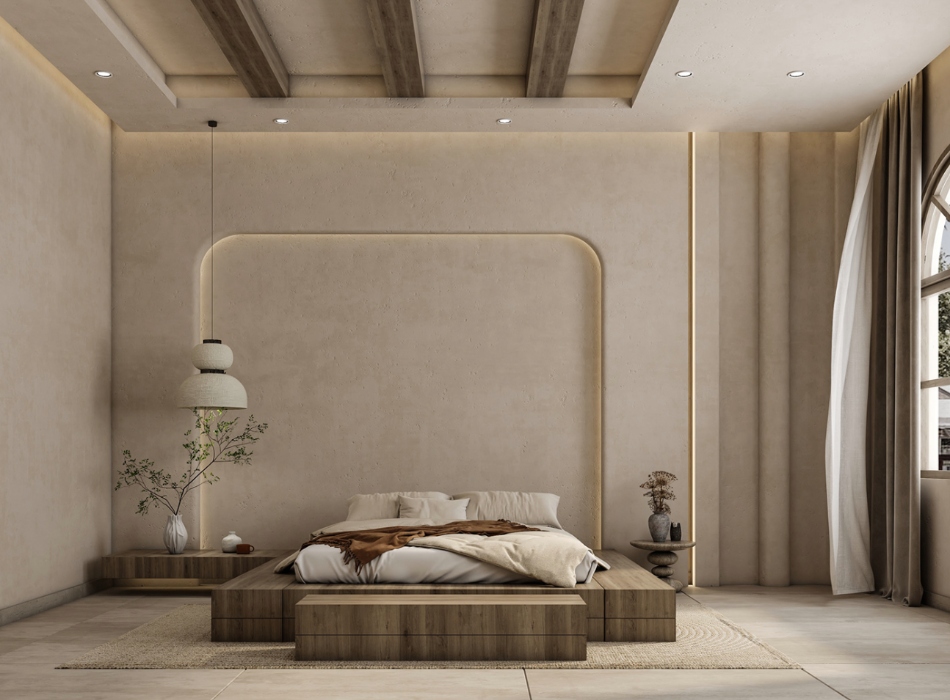 Những gam màu trung tính là đặc điểm nổi bật của rèm cửa Scandinavian