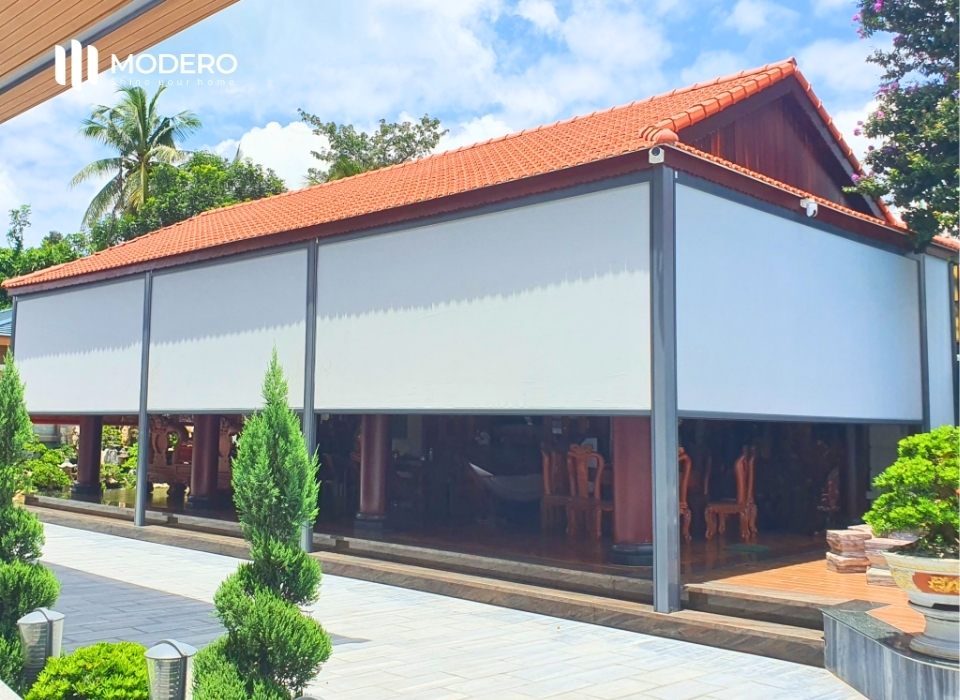 Dòng vải trơn được ưu tiên cho các khu vực hướng nắng gắt nhờ khả năng cách nhiệt tuyệt đối.