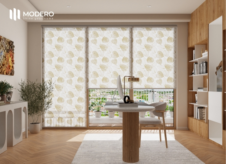 Rèm cuốn MODERO tôn vinh sự gọn gàng, sang trọng và tiện nghi một cách nhẹ nhàng, bền vững và đầy cảm xúc.