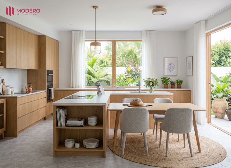 Bộ sưu tập rèm nội thất Bắc Âu của MODERO là thiên đường của những gam màu trung tính