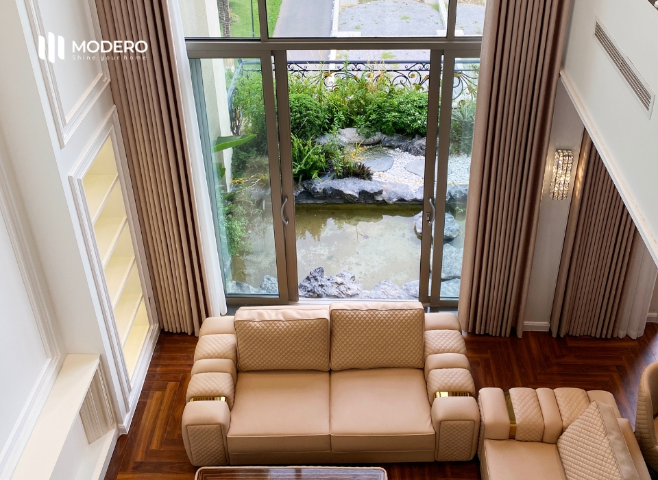 Rèm vải cách nhiệt hai lớp MODERO là giải pháp hoàn hảo, phù hợp với mọi phong cách kiến trúc đương đại.